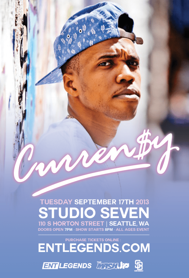 Currensy Studio Seven Flyer
