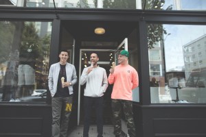 Cole, Sol and DJ Beeba.